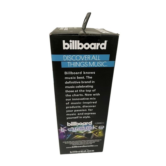 Billboard Wireless Bluetooth 4 hours Play sing time Range 33 ft Black Recycle Pl - Picture 2 of 6